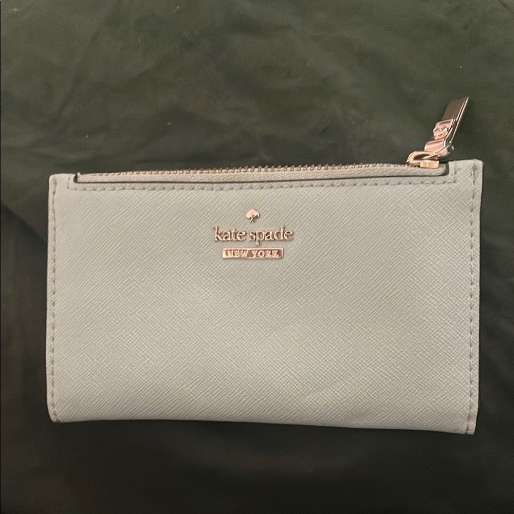 Kate Spade teal bifold wallet
